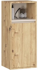 Kúpeľňová skrinka VAMI Š35 1D 1W dub / kašmír