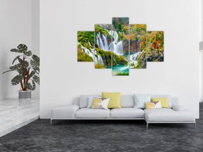Obraz - Národný park Plitvické jazerá (150x105 cm)