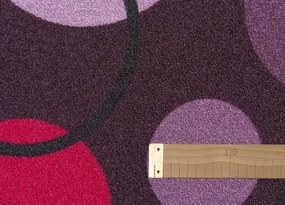 Koberce Breno Metrážny koberec EXPO NEW 19, šíře role 500 cm, fialová, viacfarebná