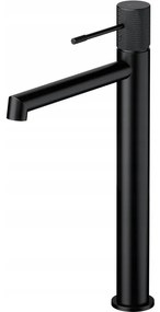 Cersanit Zen, vysoká umývadlová batéria, čierna matná, S951-596