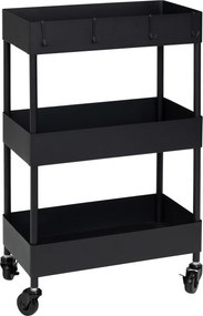 XXXLutz SERVÍROVACÍ VOZÍK, čierna, 40/64/22 cm PBJ - Barový nábytok - 000537004001