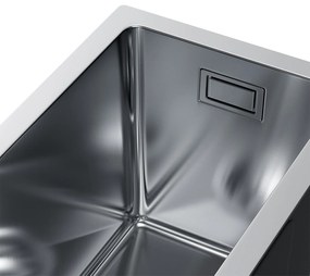 Erga HD, 1-komorový oceľový drez 220x440x210 mm, oceľová, ERG-MLS-HD2244