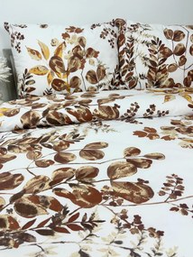 INTERMEDIC SK Posteľná obliečka Brown Eucalyptus 140x200/70x90 cm
