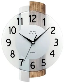 Sklenené nástenné hodiny JVD NS19043.2