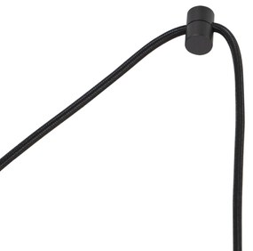 Dizajnové závesné svietidlo čierne so zástrčkou - Cavalux