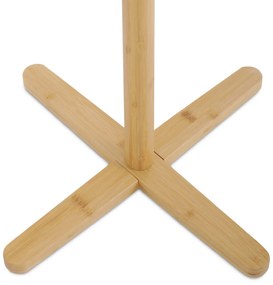 Stojanový vešiak B016 NAT, bambus