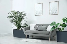 Stredný truhlík s vkladom CORBI 77 cm biely