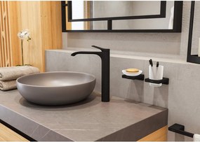 Hansgrohe AddStoris, miska na mydlo, matná čierna, HAN-41746670