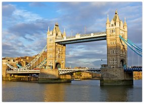 Sklenený obraz - Tower Bridge (70x50 cm)