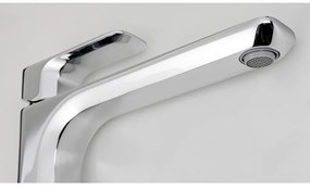 Stojančeková umývadlová batéria v lesklej striebornej farbe Spy – Sapho