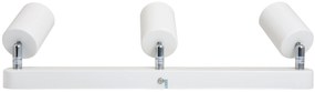 BERGE Stropné bodové svietidlo LED VIKI 3x GU10 biela