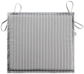 Livarno home Súprava balkónového nábytku Sevilla, 3-dielna + Obojstranný podsedák, 38 x 42 x 3 cm, 2 kusy, sivý  (800010858)