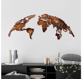 Nástenná dekorácia 2 ks 150x59 planéta kov