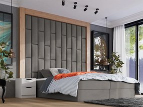 Čalúnený nástenný panel Pag 80x20, Farba čalúnenia:: ekokoža Soft 017 (biela)