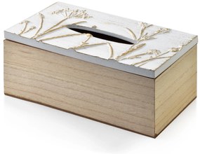 Drevený box na vreckovky Susie Flowers, 24x13x9,5 cm