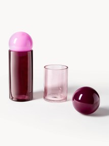 Sklenené dózy Tarli, 2 ks