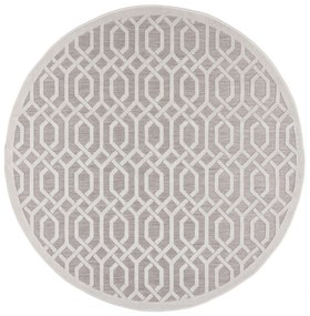 Flair Rugs koberce Kusový koberec Piatto Mondo Natural kruh – na von aj na doma - 160x160 (priemer) kruh cm