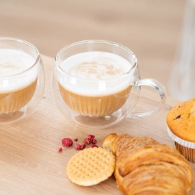 4Home Termo pohár na cappuccino Hot&Cool 270 ml, 2 ks