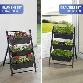 Kovový stojan na kvety (výška 85 cm) Vertical – Maximex