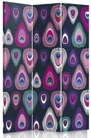 Gario Paraván Peacock Eyes Rozmery: 110 x 170 cm, Prevedenie: Klasický paraván