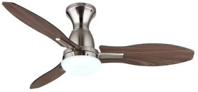 Globo 03671N - LED Stm. stropný ventilátor GALE LED/22W/230V 3000/4500/6000K +DO