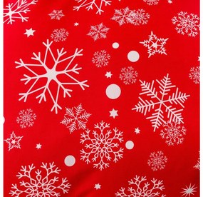 Bavlnené obliečky SNOWFALL červené Rozmer obliečky: 70 x 90 cm | 140 x 220 cm