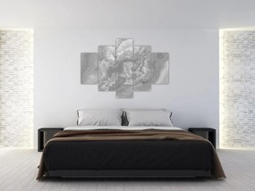 Obraz - Mramor v čiernobielej (150x105 cm)