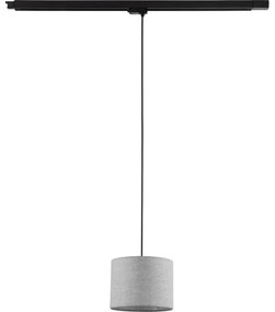 Luster na lanku 3-fáz. lišto. systému TRACER 1xE27/15W/230V pr. 20 cm čierna/šedá