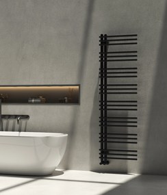 Cerano Burke, vykurovacie teleso 1600x500 mm, 750W, pripojenie D5, čierna matná, CER-CER-429640