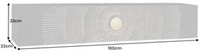 TV-skrinka 44250 Bailey 160cm Drevo Mango  - Komfort-nábytok