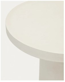 Betónový okrúhly záhradný jedálenský stôl ø 90 cm Aiguablava – Kave Home