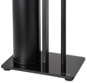 Erga Yami, držiak toaletného papiera s WC kefou a zásobníkom na papier, čierna, ERG-YKA-P.YAMI-FB