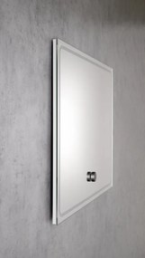 Sapho Sapho, GEMINI zrkadlo s LED osvetlením 100x70cm, chytré funkcie, GM100K