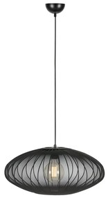 Markslöjd 108793 - Luster na lanku FORENCE 1xE27/40W/230V pr. 60 cm čierna
