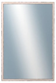 DANTIK - Zrkadlo v rámu, rozmer s rámom 40x60 cm z lišty AKVAREL ružová vysoká (2654)