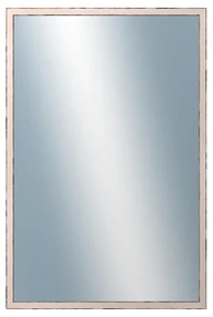 DANTIK - Zrkadlo v rámu, rozmer s rámom 40x60 cm z lišty AKVAREL ružová vysoká (2654)