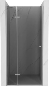 Mexen Roma, sprchové dvere do otvoru 90 x 190 cm, 6mm šedé sklo, chrómový profil, 854-090-000-01-40