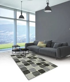 Oriental Weavers, Kusový koberec Portland 172/RT4K, 67x120, šedá, chodba / predsieň