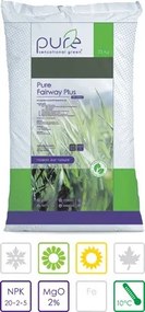 Trávnikové hnojivo Pure Fairway Plus, 19-3-5+2MgO, dĺžka 6-8 týždňov, 25kg
