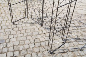 Oblúk na ruže Mel s bránkou - Bronzová