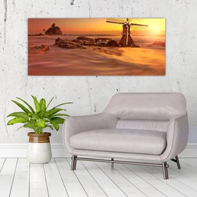 Obraz - Západ slnka (120x50 cm)