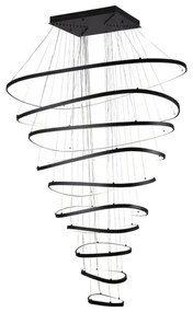 LED Stmievateľný luster na lanku LED/370W/230V 3000-6500K + diaľkové ovládanie