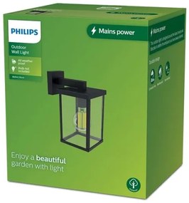 Philips - Vonkajšie nástenné svietidlo BELLINI 1xE27/25W/230V IP44