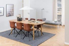 Rozkladací jedálenský stôl Montreux (98605), prírodný dub