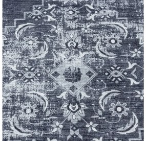 Ayyildiz Kusový koberec FIESTA 4301, Čierna Rozmer koberca: 80 x 250 cm