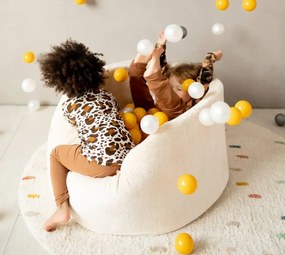 Okrúhly suchý bazén 90×40 cm béžový – bez guličiek