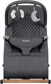 Detské hojdacie kreslo Moon 30 Graphite