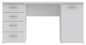 Písací stôl ARENO biely