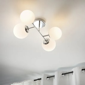 Brilagi - Prisadený luster MALONY 4xE14/20W/230V lesklý chróm