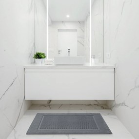 Kúpeľňový koberec KALIA 50x70 cm stireborná
